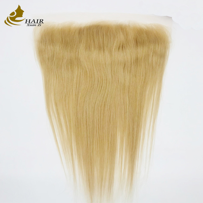 613 Warna Transparan 100% Rambut Manusia Lace Closure Remy Hair Closure