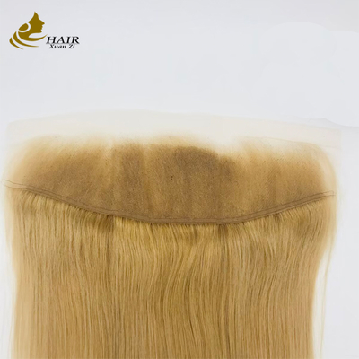 613 Warna Transparan 100% Rambut Manusia Lace Closure Remy Hair Closure