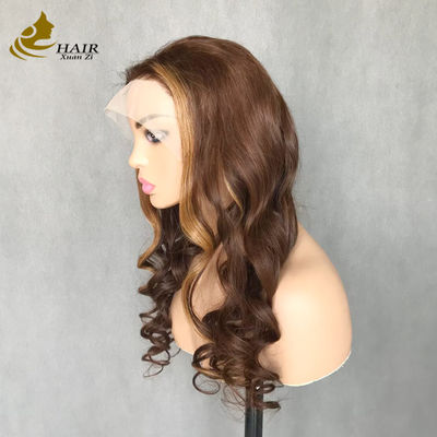 Grosir Pabrik Kualitas Tinggi Disesuaikan Harga Super Rendah Grosir Wig Depan Renda Sorotan Warna Piano Wig Asli