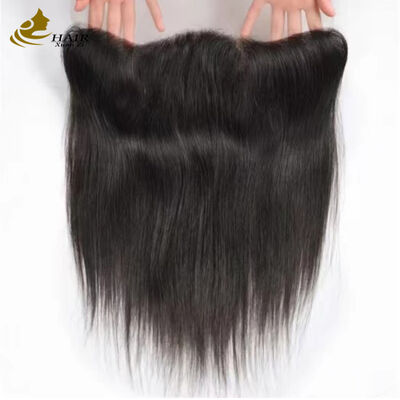 kualitas Rambut Wig Vietnam Mentah Rambut Manusia Lurus Hitam Alami Rambut Manusia Penutup Renda pabrik
